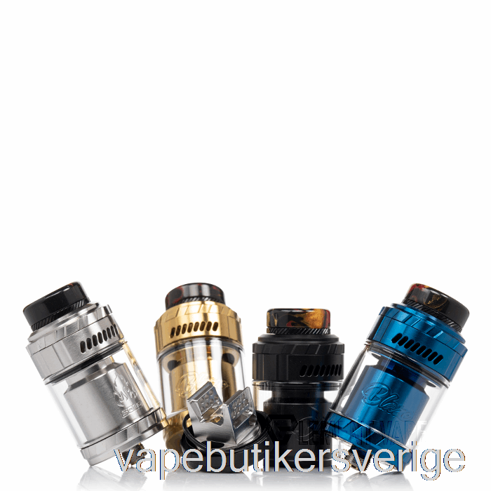 Vape Sverige Thunderhead Creations Blaze Solo 25mm Rta Silver Black